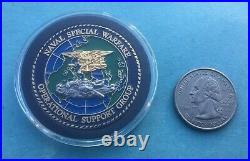 Naval Special Warfare Challenge Coin Operational Support Group / Ost-1 & Ost-2