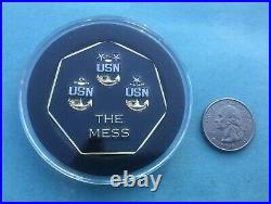 Naval Special Warfare Challenge Coin Seal Team 7 (st-7) The Mess Chief / Cpo