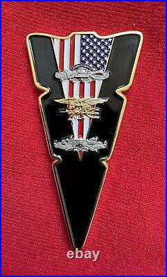 Naval Special Warfare Command Navy SEALS CPO Challenge Coin NSW DEVGRU SOCOM