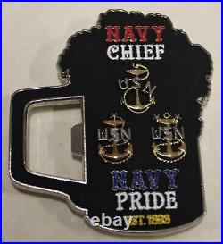 Naval Special Warfare Command SEALs Beer Mug Chiefs Mess Navy Challenge Coin