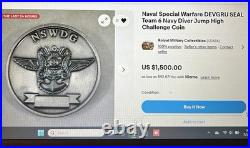 Naval Special Warfare DEVGRU Navy Seal Team 6 Diver COIN NSW non chief cpo RARE