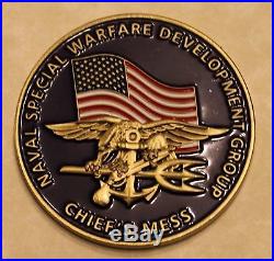Naval Special Warfare Development Group SEAL Team 6 Chiefs Navy Challenge Coin