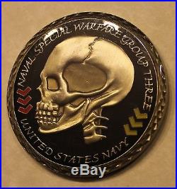 Naval Special Warfare Gp Three #157 Navy First Class Mess Challenge Coin / SEAL