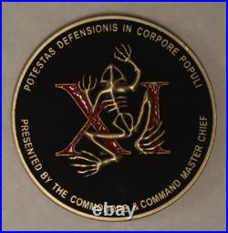 Naval Special Warfare Group 1 1 / Eleven Commodore SEALS Navy Challenge Coin