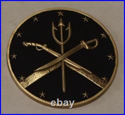 Naval Special Warfare Group 1 1 / Eleven Commodore SEALS Navy Challenge Coin
