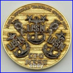 Naval Special Warfare Group 1 CPO Mess Challenge Coin NSWG-1 SEAL NSW