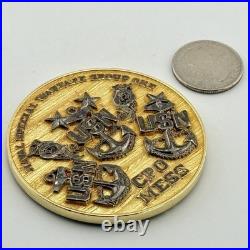 Naval Special Warfare Group 1 CPO Mess Challenge Coin NSWG-1 SEAL NSW