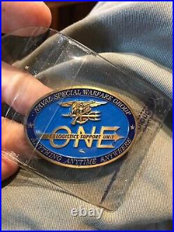 Naval Special Warfare Group 1 Log Sp Chief Mess Navy Challenge Coin / SEAL / One