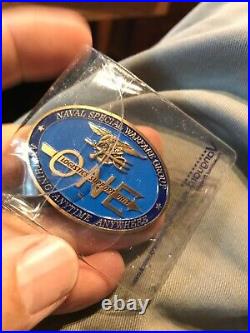 Naval Special Warfare Group 1 Log Sp Chief Mess Navy Challenge Coin / SEAL / One