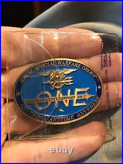 Naval Special Warfare Group 1 Log Sp Chief Mess Navy Challenge Coin / SEAL / One