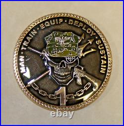 Naval Special Warfare Group 1 / One Commander SEALS Navy Challenge Coin