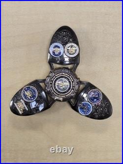 Naval Special Warfare Group 2 CPO Challenge Coin Spinner SEAL Teams NSWG-2 RARE
