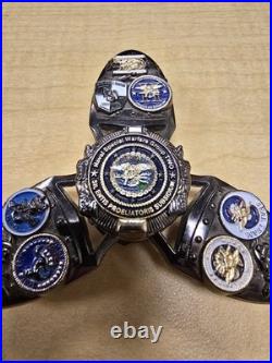 Naval Special Warfare Group 2 CPO Challenge Coin Spinner SEAL Teams NSWG-2 RARE