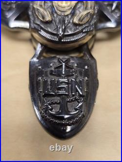 Naval Special Warfare Group 2 CPO Challenge Coin Spinner SEAL Teams NSWG-2 RARE