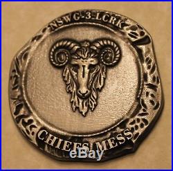 Naval Special Warfare Group 3 Chief's Mess SEALs Navy Challenge Coin