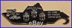 Naval Special Warfare Group 4 Chiefs Mess SWCC/SEALs Navy Challenge Coin