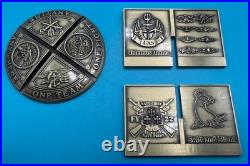 Naval Special Warfare Group Eleven NSWG-11 Navy SEAL CPO 3 Piece Challenge Coin