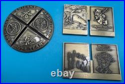 Naval Special Warfare Group Eleven NSWG-11 Navy SEAL CPO 3 Piece Challenge Coin