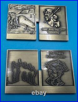 Naval Special Warfare Group Eleven NSWG-11 Navy SEAL CPO 3 Piece Challenge Coin