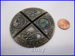 Naval Special Warfare Group Eleven NSWG-11 Navy SEAL CPO 3 Piece Challenge Coin