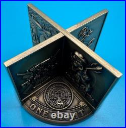 Naval Special Warfare Group Eleven NSWG-11 Navy SEAL CPO 3 Piece Challenge Coin