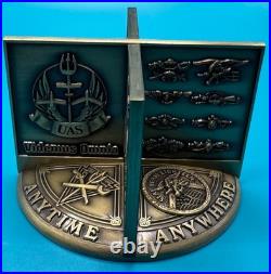 Naval Special Warfare Group Eleven NSWG-11 Navy SEAL CPO 3 Piece Challenge Coin