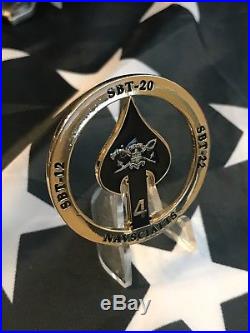 Naval Special Warfare Group Four SBT-12 SBT-20 SBT-22 Navy Challenge Coin 4 SEAL