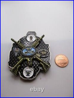 Naval Special Warfare Group One Log Spt Navy SEAL Team 1 3 5 7 Challenge Coin