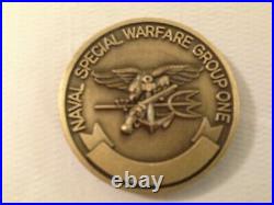 Naval Special Warfare Group One NSWG-1 Navy SEAL Only Easy Day Challenge Coin