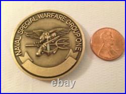Naval Special Warfare Group One NSWG-1 Navy SEAL Only Easy Day Challenge Coin
