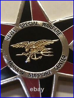 Naval Special Warfare Group Ten Mission Support Center Navy SEAL Challenge Coin