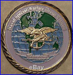 Naval Special Warfare Group Three Navy Bellafores e mari Challenge Coin / 3 SEAL