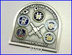 Naval Special Warfare Group Two Gunner's Mate Challenge Coin Navy SEAL SOCOM SOF