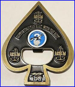 Naval Special Warfare Group Two LOGSU CPO Mess Navy Chief Challenge Coin