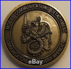 Naval Special Warfare Group Two Mobile Comms DET Navy Challenge Coin / SEAL / 2