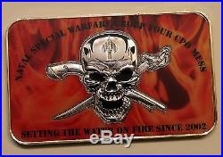 Naval Special Warfare Grp 4 Extra Large Version Chiefs Mess Navy Challenge Coin