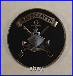 Naval Special Warfare NAVSCIATTS Small Craft Chief CPO Navy Challenge Coin