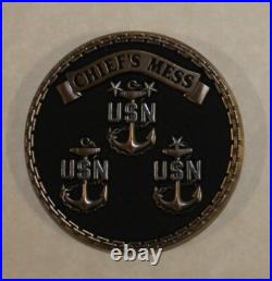 Naval Special Warfare NAVSCIATTS Small Craft Chief CPO Navy Challenge Coin