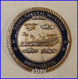 Naval Special Warfare NAVSCIATTS Small Craft Instructor Navy Challenge Coin