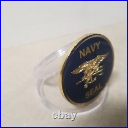 Naval Special Warfare NSW Freddie and Sammie UDT / Navy SEAL Team Challenge Coin