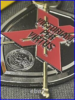 Naval Special Warfare NSW Seal Team 10 Chiefs Mess Navy Challenge Coin