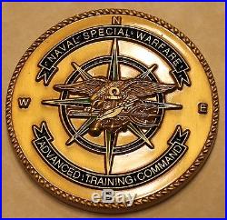 Naval Special Warfare SEAL Advanced Training Command Navy Challenge Coin