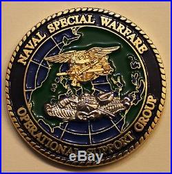 Naval Special Warfare SEAL Operational Support Group Navy Challenge Coin