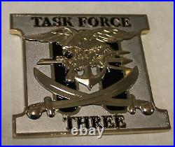 Naval Special Warfare SEAL Task Force Three / TF-3 Navy Coin