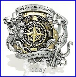 Naval Special Warfare SEAL Team 10 Deployment 2021 Navy Challenge Coin