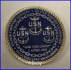 Naval Special Warfare SEAL Team 10 Ten Chief / CPO Navy Challenge Coin