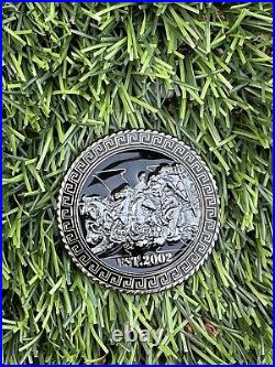 Naval Special Warfare SEAL Team 10 Ten EST 2002 King Neptune Navy Challenge Coin