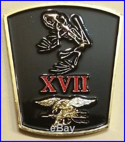 Naval Special Warfare SEAL Team 17 XVII Navy Challenge Coin