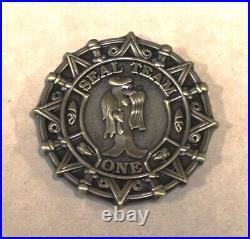 Naval Special Warfare SEAL Team 1 / One 1-Troop Navy Challenge Coin