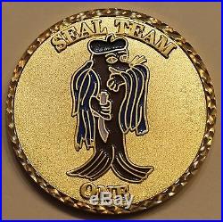 Naval Special Warfare SEAL Team 1 / One Navy Large 2 Version Challenge Coin